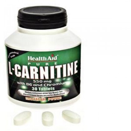 HEALTH AID L-Carnitine 550mg 30 Ταμπλέτες